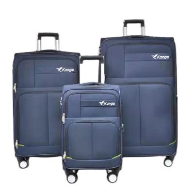 China Wholesale Cheap Online Luggage Bag Online Travel Trolley Suitcase Trolley Oxford Factory Price Carry-On for sale