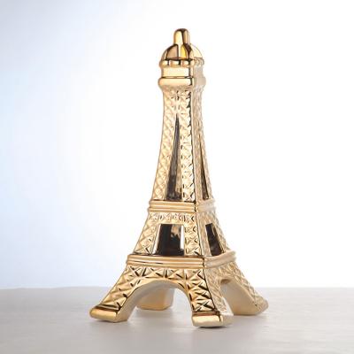 China Wholesale Minimalist Exquisite Nordic Eiffel Tower Style Design Ornaments Gold Home Decor for sale