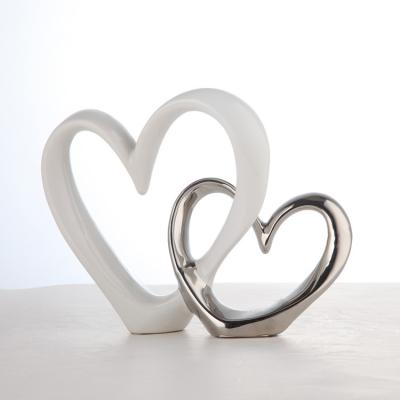 China Minimalist Elegant Luxury Irregular Designer Ceramic Valentine's Day Gifts Home Decoration for sale