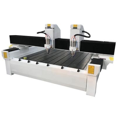 China Building Material Shops High Speed ​​Double METAL Head CNC Metal Engraving Cutting Machine for sale