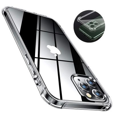 China Crystal Clear Mobile Phone Case Scratchproof Cover for iPhone 11 pro X XR XS 7 8 plus Shockproof Cell Phone Cases for iPhone 12 Mini Pro Max for sale