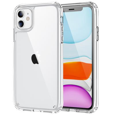 China Ultra Clear Soft Acrylic Shockproof Protective Bumper Case Four Corners Scratchproof TPU Cover For iPhone 11 Pro 12 Max X XS XR for sale