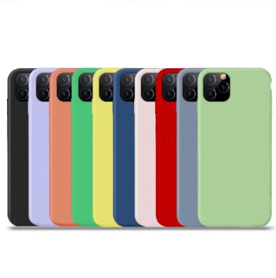 China Hot Selling Scratch Proof Factory Price Anti Scratch Frosted Candy Color Soft Rubber Cell Phone Cover For Iphone 11 2019 Silicone Cases for sale