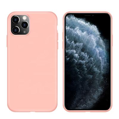 China Custom Scratch-proof Copy Recycled Handphone Eco-Friendly Soft Cellphone Cover Liquid Silicone Phone Case For Iphone 11Pro Max Case for sale