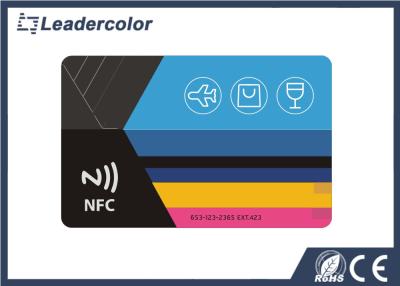 Κίνα Έξυπνη ανέπαφη NFC βασική κάρτα RFID για τα πρότυπα ελέγχου προσπέλασης CR80 προς πώληση