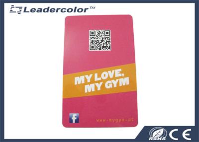 China Customized PVC RFID Plastic Cards With Magnetic Strip QR Code for sale