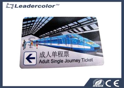 China Metro Subway RFID Chip Card Rewritable with 125KHz / 13.56MHz Chip for sale