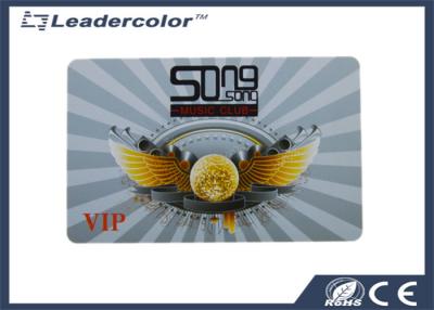 China HiCo Magnetic VIP Rewritable RFID Card Plastic 0.84 mm Custom Printing for sale