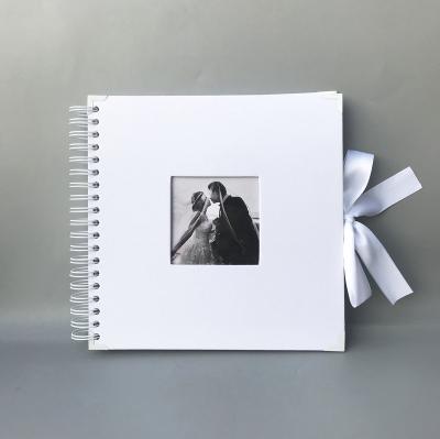 China Black blank simple cover album, 10x10inches photo album, DIY girlfriend gift for sale