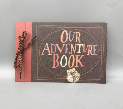 China Antique our adventure book--DIY album, 19x29cm photo album, 40 sheets paper participation photos for sale