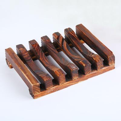 China Wholesale Custom Traditional Logo Bathroom Accessory Natural Soap Bamboo Wooden Soap Dish Holder for sale