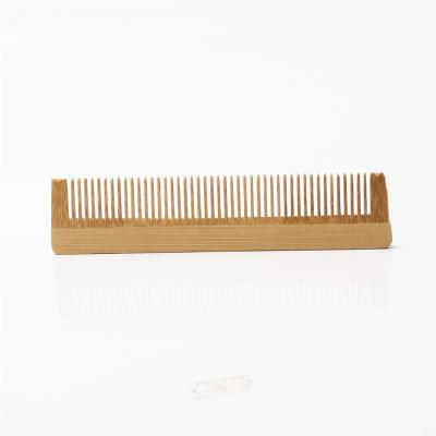 China Hotel Logo Wholesale Custom BAP Free 100% Natural Eco Friendly Disposable Bamboo Comb For Hotel for sale