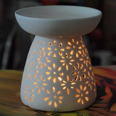 China Hot Sale Chinese Popular Aroma Oil Burner Smokeless Incense Candle Holder Ceramic Wax Melt For Widely Use for sale