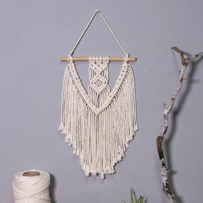 China Boho Nordic Bohemian Handwoven Tapestry Macrame Art Decor Home Wall Hanging For Living Room for sale