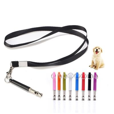 China Manufacturer Stocked Wholesale Adjustable Noise Barking Behavior Correction Dog Training Clicker Whistle for sale