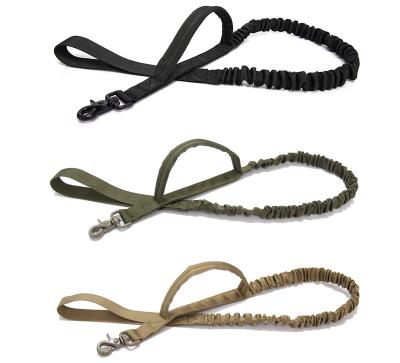 China Factory direct sales durable tactical outdoor nylon explosion-proof buffer stretch dog rope with vest and collar for sale