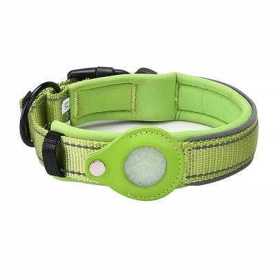 China Reflective 2022 New Designer Dog Airtag Collar Location Tracker Anti-lost Airtag Case For Dog for sale