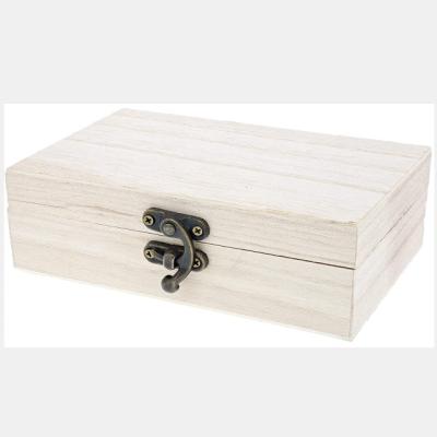 China China BNHH Unfinished Wooden 6-Pack Jewelry Box with Locking Clasp for sale