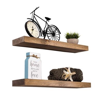 China Top Quality Foldable Widely Used Popular Product Rustic Floating Shelves Wall Wooden Floating Shelves For Wall for sale