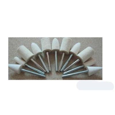 China Abrasive Tool Polishing Wool Felt Abrasive Grinding Head With Shank Mounted For Dremel Rotary Tool Accessories for sale