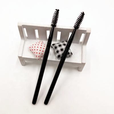 China Other Factory Wholesale Black Professional Eyelash Brush Mascara Brow Brush for sale