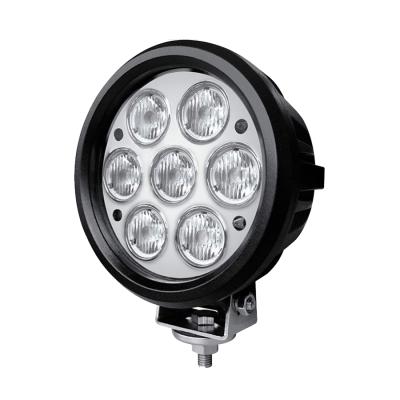 China 12V 24V Diecast Aluminum Housing Tractor 6 Inch Car Headlight 70W Led Driving Work Light for sale