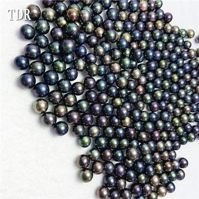 China 7.5-8.5mm Small Size Freshwater Pearl Loose Pearls From China Dyed Color for sale