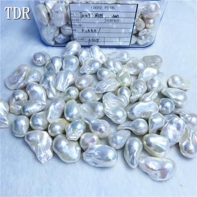 China Good quality freshwater pearl freshwater pearl 16-20 mm loose white color large baroque pearl for sale