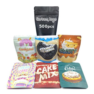 China Recyclable Ready to Ship Cake Cookie Cherry Pie Edible Mylar Bag for sale