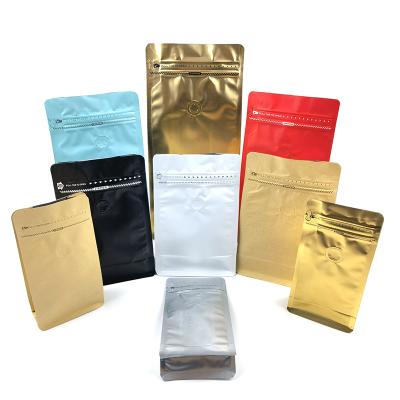 China Custom Printing Coffee Beans Coffee Bag Aluminum Foil Moisture Proof Packaging With Valve for sale