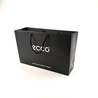 China Fashion Design Recyclable Appearance Printed Packaging With Handles Luxury Paper Bag for sale