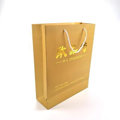 China Recyclable Recycled Luxury Paper Shopping Bag With Handle Logo For Clothes Jewelry Shopping Gifts Packaging Bag OEM Custom Offset Printing for sale