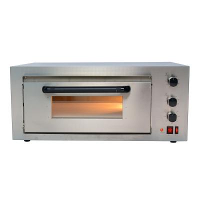 China Commercial Single Layer Pizza Oven Vegetable Processing Plant Baking Pizza Oven For Restaurant 18 Inch Equipment for sale