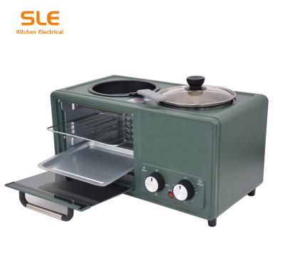 China Car family 3 fits in 1 breakfast maker with boiler and oven pan for sale