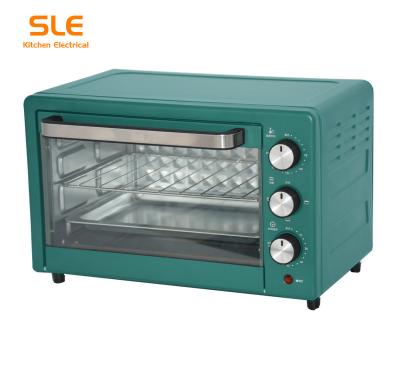 China Environmental Protect Popular Green Color 18L Electric Pizza Toast Sandwich Making Bakery Oven Parts for sale