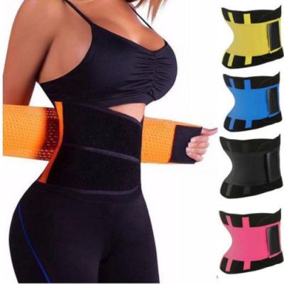 China Wholesale Breathable Comfortable Adjustable Waist Trimmer Belt Neoprene High Elastic Belly Wrap For Women Fitness Slimming Trainer Shapewear Tummy Corset for sale