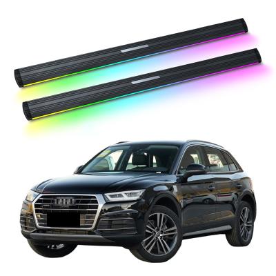 China Electric Power Side Step Running Board Electric Auto Neon Led Light For Audi Q5L 2018-2021 for sale