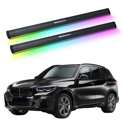 China Electric Power Side Step Running Board Electric Auto Neon Led Light For BMW X5 2019+ for sale