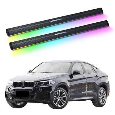 China Electric Power Side Step Running Board Electric Auto Neon Led Light For BMW X6 2014-2018 for sale