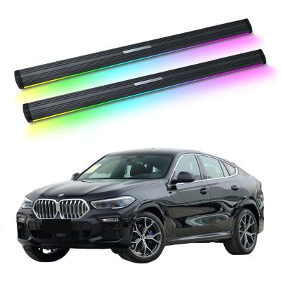 China Electric Power Side Step Running Board Electric Auto Neon Led Light For BMW X6 2019-2021 for sale