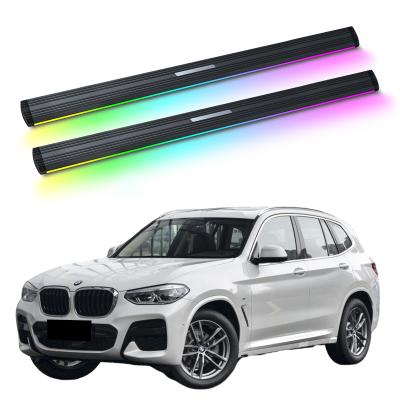 China Electric Power Side Step Running Board Electric Auto Neon Led Light For BMW X3 2019-2021 for sale