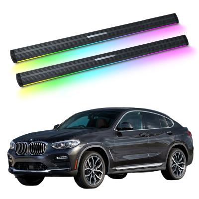 China Electric Power Side Step Running Board Electric Auto Neon Led Light For BMW X4 2019-2021 for sale