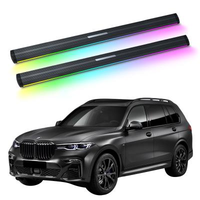 China Electric Power Side Step Running Board Electric Auto Neon Led Light For BMW X7 2018-2021 for sale