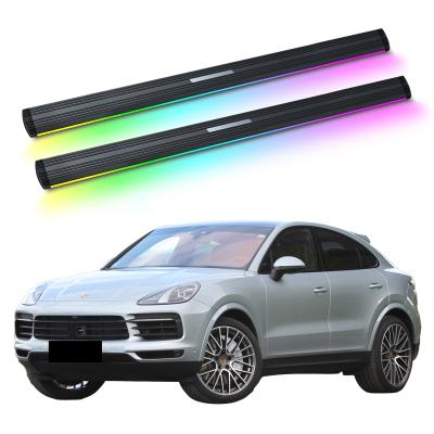 China Electric Power Side Step Running Panel Electric Auto Neon Led Light For Cayenne S Coupe 2020 for sale