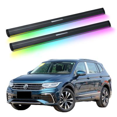 China Electric Power Side Step Running Board Electric Auto Neon Led Light For Volkswagen For VW Tiguan L 2017+ for sale