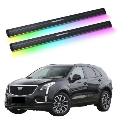 China Electric Power Side Step Running Board Electric Auto Neon Led Light For Cadillac XT5 2016+ for sale