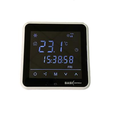 China BASIC digital smart thermostat hotel room thermostat SRT-91J-NN03ARW heating and cooling controller thermostat for sale