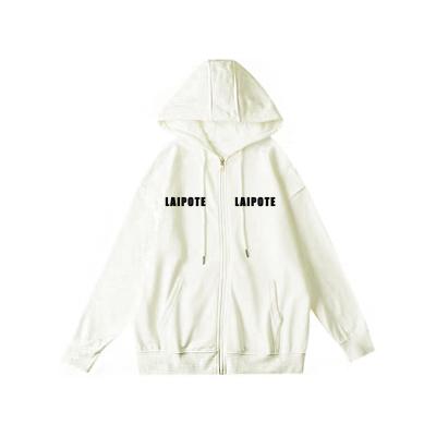 China Zipper Logo Zipper Fleece Hoodies Breathable Wholesale Custom Heavy Premium Mens for sale