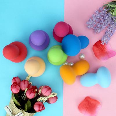 China Creative Ficial Sponge 12Pcs Fashion Makeup Blast Set Blender Makeup Sponge for sale