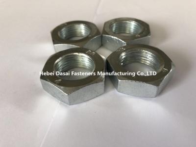 China Carbon Steel Hex Thin Nut Din439 M27 Plain Black Zinc Plated Oxide And HDG for sale